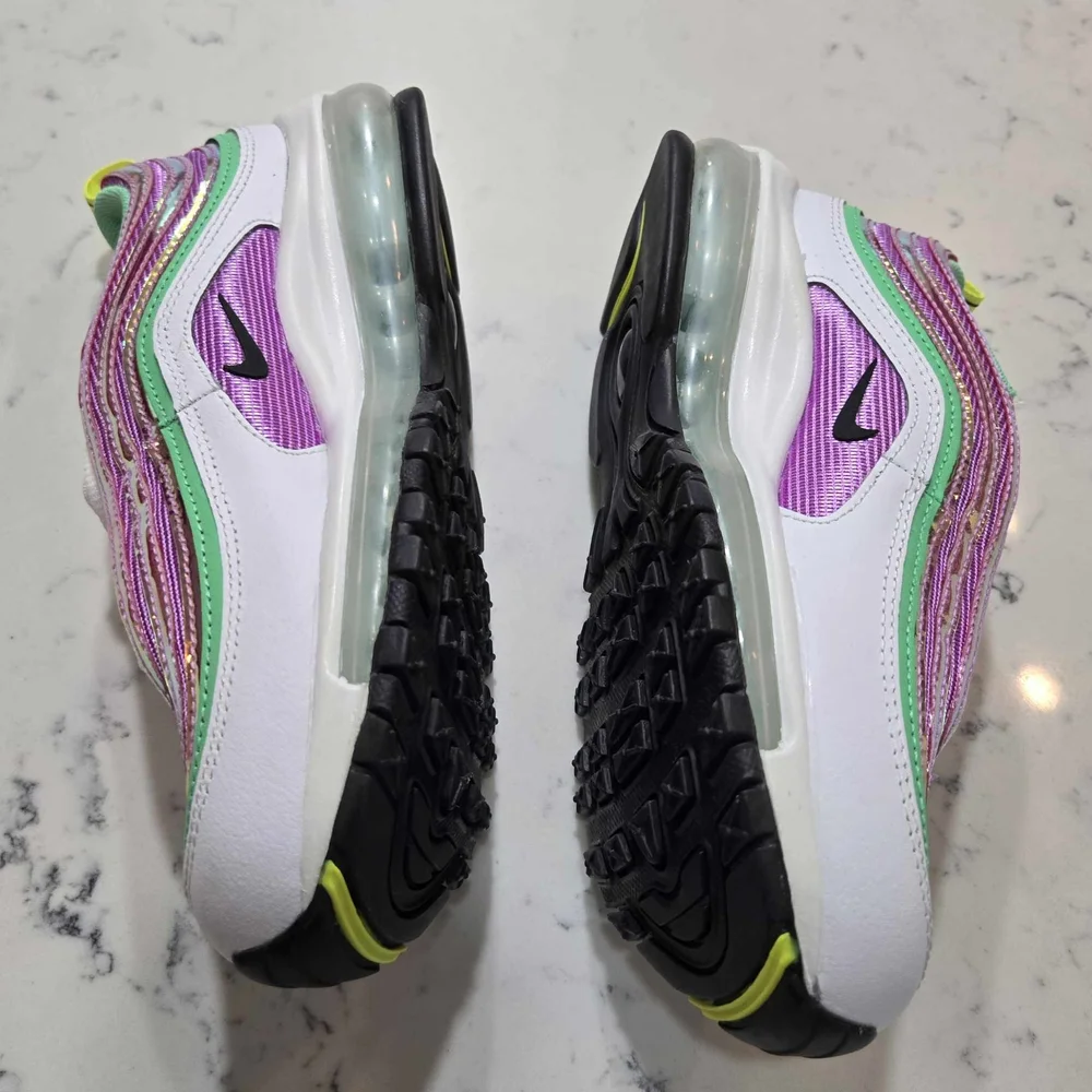 Nike Air Max 97 Women's SZ.6 Fuchsia Glow/Lemon Venom CW5591-100 New - Picture 4 of 16